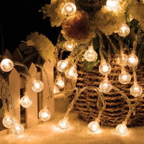 img 4 attached to 🌟 DASDIGUO 100LED Globe String Lights: Waterproof Indoor/Outdoor Decorative Fairy Lights for Christmas, Wedding & Parties