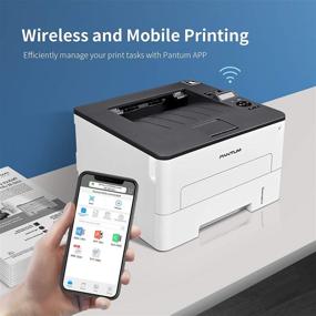 img 1 attached to Pantum P3012DW Compact Wireless Laser Printer with 🖨️ Auto Two-Sided Printing, Ideal for Black and White Computer Printing