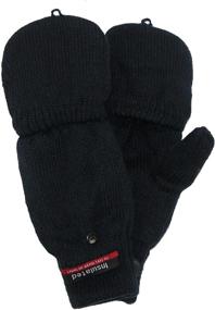 img 3 attached to CTM Mens Knit Insulated Gloves Men's Accessories