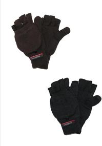 img 2 attached to CTM Mens Knit Insulated Gloves Men's Accessories