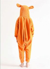 img 3 attached to 🦘 Adorable Little Kangaroo Pajamas Cosplay Costume for Kids