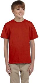 img 1 attached to 👚 Hanes Boys ComfortBlend EcoSmart T-Shirt: Stylish Tops for Girls' Clothing - Tees, Blouses & More!