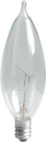 img 3 attached to 💡 GE Lighting Crystal Clear Chandelier Light Bulbs: Elegant Bent Tip Design, 25-Watt, 8-Pack