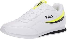 img 4 attached to Fila Panzia Sneaker White Black Men's Shoes for Fashion Sneakers