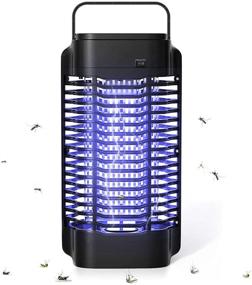 img 4 attached to 🪰 Мощный электрический убийца насекомых - 4200V металлическая сетка, внутренний и наружный убийца москитов и мух - ловушка для дома, сада, патио, заднего двора.