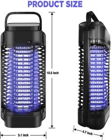 img 2 attached to 🪰 Powerful Electric Bug Zapper - 4200V Metal Mesh, Indoor and Outdoor Mosquito Fly Killer - Insect Trap for Home, Garden, Patio, Backyard