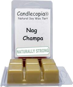 img 1 attached to Premium Candlecopia Nag Champa Vegan Wax Melts - 12 Scented Cubes, 6.4 oz | Long-Lasting Fragrance | Hand Poured | Eco-Friendly