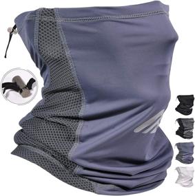 img 4 attached to 🧣 Ultimate Breathable Neck Gaiter Balaclava Bandana: Face Mask Scarf for Max Comfort and Protection