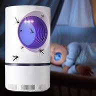 🦟 электрический лампочка убийца комаров - продвинутый внутренний/наружный комароубийца с светодиодным светом, usb-ловушкой для насекомых и всасывающим вентилятором. логотип