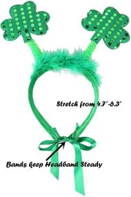 img 1 attached to Patricks Costume Shamrock Headband Buffalo