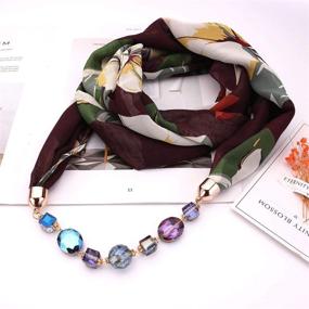 img 3 attached to GOGNGTR Vintage Accessory Necklace Infinity Women's Accessories in Scarves & Wraps