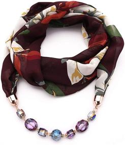 img 4 attached to GOGNGTR Vintage Accessory Necklace Infinity Women's Accessories in Scarves & Wraps