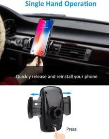 img 2 attached to Woleyi Universal CD Slot Phone Holder for Car, Compatible with iPhone 11 Pro Max/XS Max/XR/X/8, Samsung, Huawei, Nokia, LG, and More