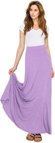 img 1 attached to WDR1434 Womens Solid Skirt Elastic Women's Clothing