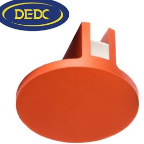 img 2 attached to 🧲 DEDC Universal Aluminum Magnetic Jack Pad Pinch Weld Adapter for Frame Rail - Orange