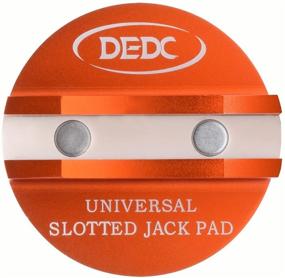 img 3 attached to 🧲 DEDC Universal Aluminum Magnetic Jack Pad Pinch Weld Adapter for Frame Rail - Orange