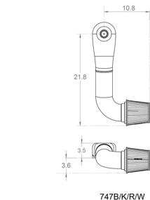 img 1 attached to Spectre Performance Single Plenum Tube