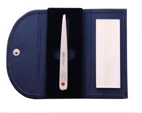 img 3 attached to 💎 Body Toolz Diamond-Tipped Tweezers Set: With Compact Case and Travel Pouch