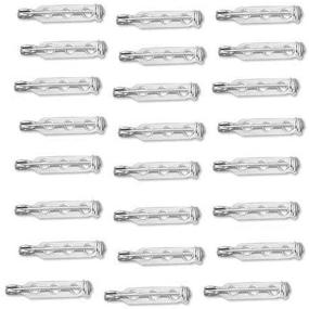 img 4 attached to 💎 Beadaholique BP0414S 1-Inch Silver Tone Glue-on Bar Pin Back - 24-Piece Pack: Secure, Elegant Jewelry Attachment Solution