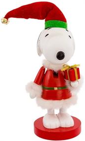 img 3 attached to 🎅 Snoopy in Red Santa Suit Nutcracker by Kurt Adler: A Festive Christmas Decor Piece