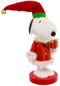 img 4 attached to 🎅 Snoopy in Red Santa Suit Nutcracker by Kurt Adler: A Festive Christmas Decor Piece