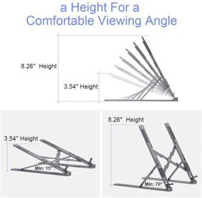 img 2 attached to Adjustable Foldable Portable Ergonomic Compatiable