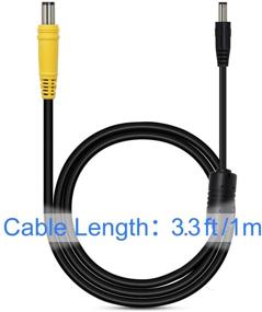 img 1 attached to High-Quality Talentcell DC 24V Power Cord: 5.5 x 2.1mm Male to DC7406 Male Plug - Ideal for Laptops, Notebooks, S10, and More!