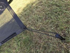 img 1 attached to 🏕️ Tentproinc RV Awning Sun Shade 8x15.3ft Black Mesh Screen Sunshade - UV Blocker Kit with 3-Year Limited Warranty