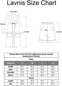 img 2 attached to Lavnis Bathrobe Nightgown Loungewear Sleepwear Men's Clothing
