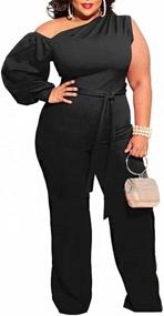 img 4 attached to 👗 Fastkoala Women's Dressy Wedding Clothing: Stylish Jumpsuits, Rompers & Overalls