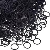 rubber bands elastic braids black hair care logo