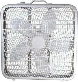 img 3 attached to 🌬️ Enhance Air Circulation with Comfort Zone CZ200A 20" 3-Speed Box Fan