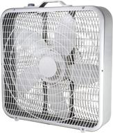 🌬️ enhance air circulation with comfort zone cz200a 20" 3-speed box fan logo
