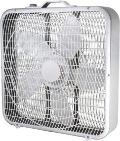 img 4 attached to 🌬️ Enhance Air Circulation with Comfort Zone CZ200A 20" 3-Speed Box Fan