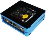 💻 odyssey x86 blue j4125 mini pc with windows 10, intel celeron processor, 8gb ram, and 128gb ssd, re_computer case, dual gigabit ethernet, dual band wi-fi/bluetooth 5.0, 4k hd, dual screen support logo