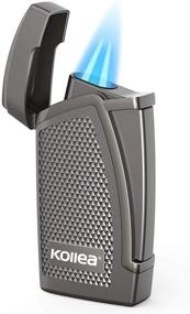 img 4 attached to Double Jet Butane Torch Lighter by Kollea - Ideal Cigar Lighter
