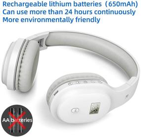 img 3 attached to Rechargeable Portable Personal Headphones Reception Portable Audio & Video