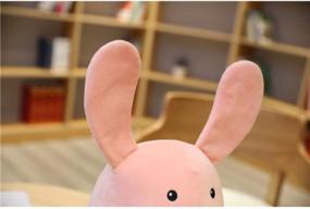 img 1 attached to 🐰 Toilet Bound Hanako Kun Plush Toy: Adorable Stuffed Doll and Rabbit Throw Pillow (Pink-1, S(30cm))