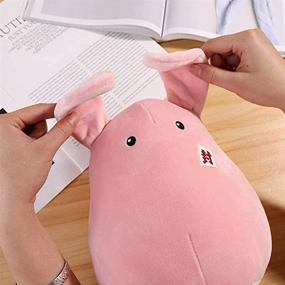 img 3 attached to 🐰 Toilet Bound Hanako Kun Plush Toy: Adorable Stuffed Doll and Rabbit Throw Pillow (Pink-1, S(30cm))