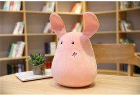 img 2 attached to 🐰 Toilet Bound Hanako Kun Plush Toy: Adorable Stuffed Doll and Rabbit Throw Pillow (Pink-1, S(30cm))