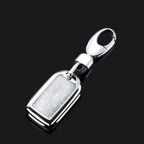 img 3 attached to 🔑 Premium Silver TPU Car Key Shell Case Cover for Honda Civic, Accord, CR-V, Pilot - Protect Your Smart Key Keyless Remote FOB