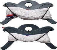 🪁 flexifoil 4-line set: strong and reliable 440lb/220lb kite flying lines, braided dyneema, 25m length, perfect for traction recreation and sports logo