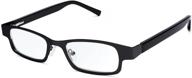 👓 eyejusters self-adjustable glasses in stylish black combination logo