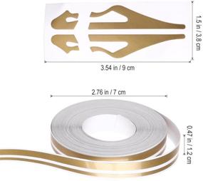 img 3 attached to 🚙 32 Фута Автомобильные Боковые Стрелы Авто Пинстрим Лента Декоративная Стрелка Для СУВ, Грузовика, Кемпера, Прицепа - WINOMO