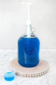 img 1 attached to 🧺 Cornucopia Laundry Pump Soap Dispenser: Glass Gallon Liquid Detergent Bottle