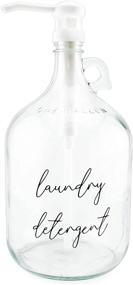 img 4 attached to 🧺 Cornucopia Laundry Pump Soap Dispenser: Glass Gallon Liquid Detergent Bottle