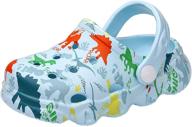 dinosaur slippers breathable non slip children boys' shoes in clogs & mules logo