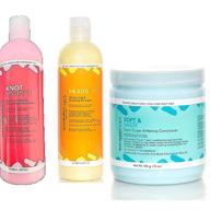 💁 aunt jackie's girls curly hair care trio set: cleanse, condition & moisturize for beautiful curls & coils logo