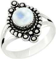 💍 кольца-солите из стерлингового серебра с натуральным камнем круглой формы, ручной работы. логотип