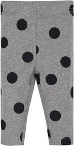 img 2 attached to GERBER Girls Toddler Leggings Polka Girls' Clothing for Leggings